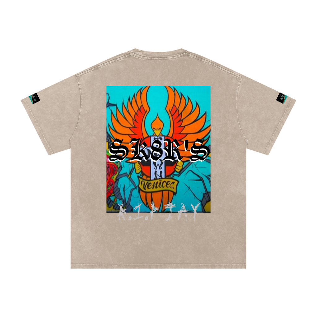 BOOJI ITALY SK8R'S COLLECTION SNOW WASHED T-SHIRT