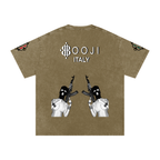 BOOJI ITALY BITE THA BULLET SNOW WASHED T-SHIRT