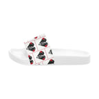 BOOJI ITALY DXXD IN LOVE COLLECTION MEN'S WHITE SOLE SLIDES