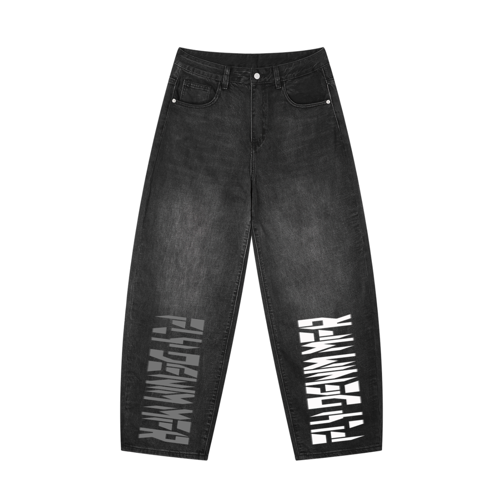 BOOJI ITALY "FLY DENIM MFR." SUNFADE VINTAGE WASH JEANS