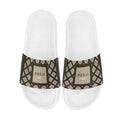 BOOJI ITALY GRAIL'S COLLECTION PATTERN WOMEN'S WHITE SOLE SLIDES