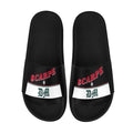 BOOJI ITALY SCARPE DM LOGO BLACK SOLE SLIDES Men's Slide Sandals(Model 057)