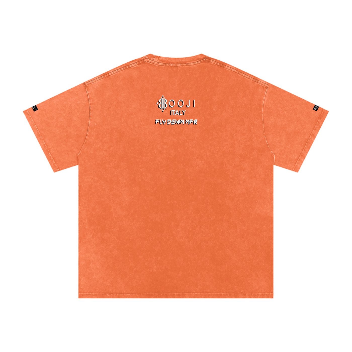 BOOJI ITALY "FLY DENIM MFR." SNOW WASHED T-SHIRT