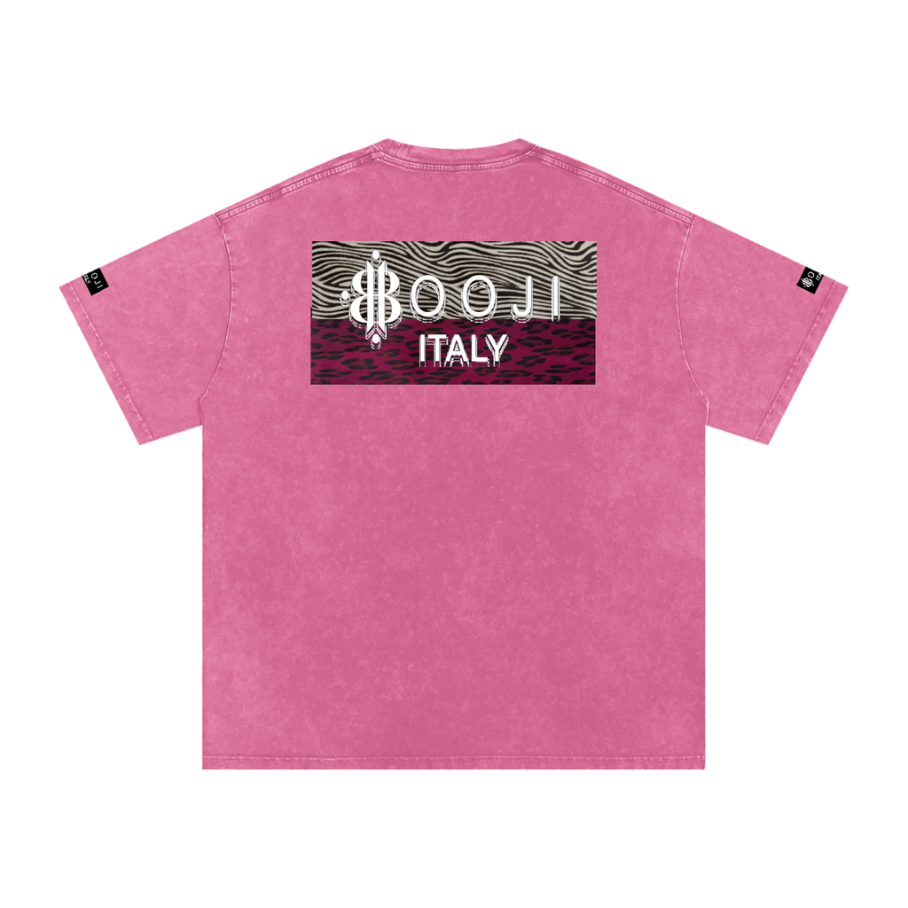 BOOJI ITALY WILD INFLUENCE COLLECTION SNOW WASHED T-SHIRT