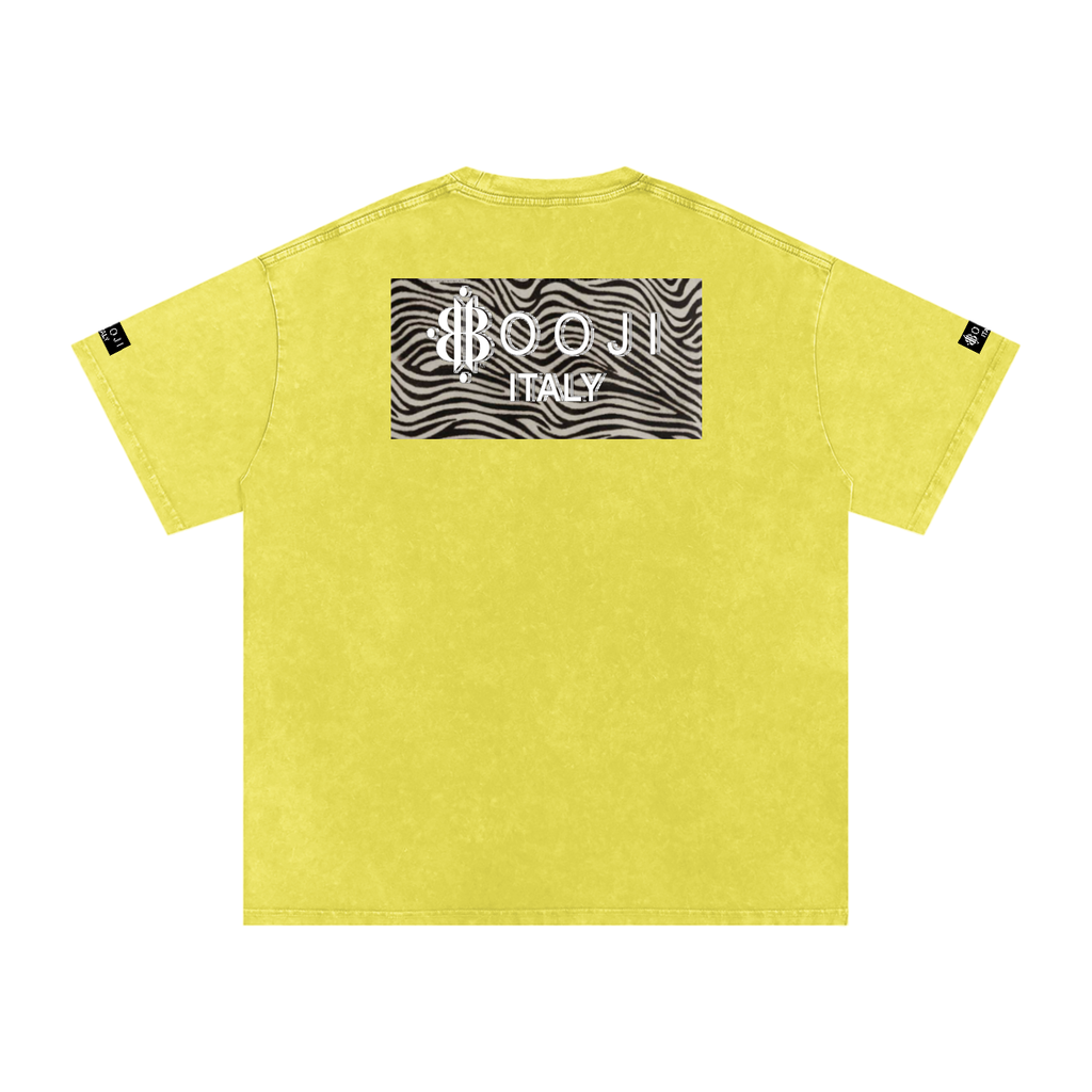 BOOJI ITALY WILD INFLUENCE Z-BACK SNOW WASHED T-SHIRT