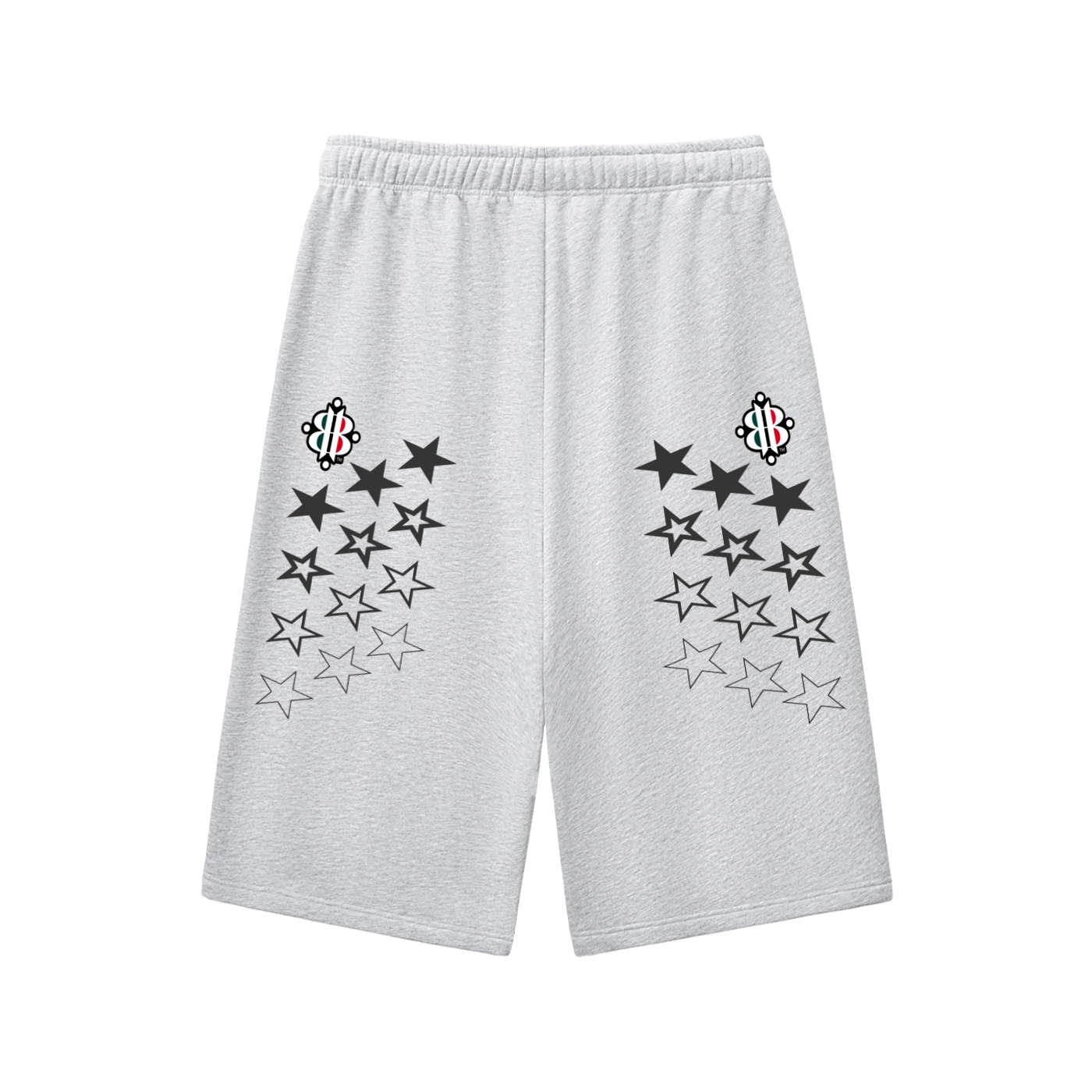 BOOJI ITALY STARS LOGO 3/4 LENGTH SWEATSHORTS