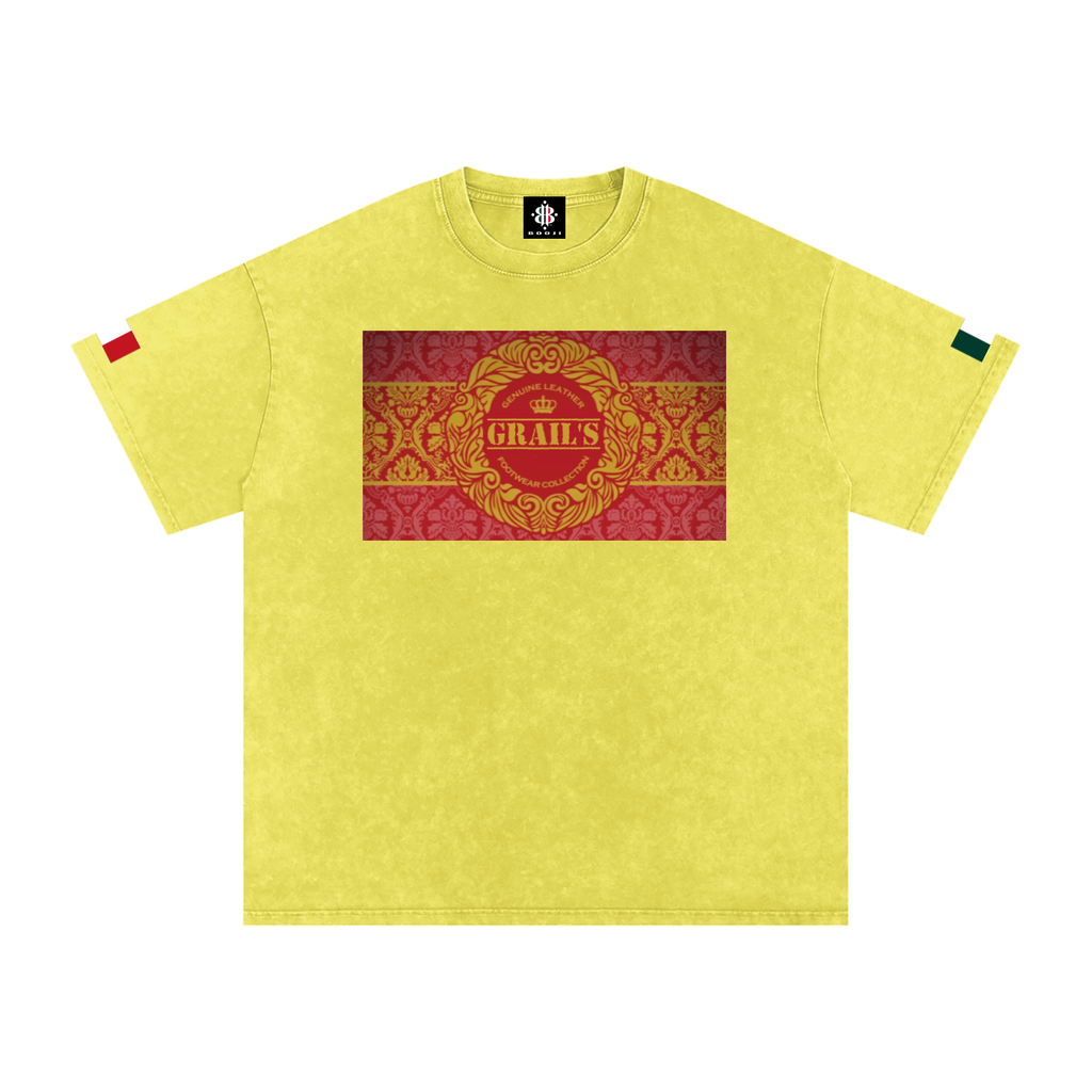 BOOJI ITALY GRAIL'S COLLECTION SNOW WASHED T-SHIRT
