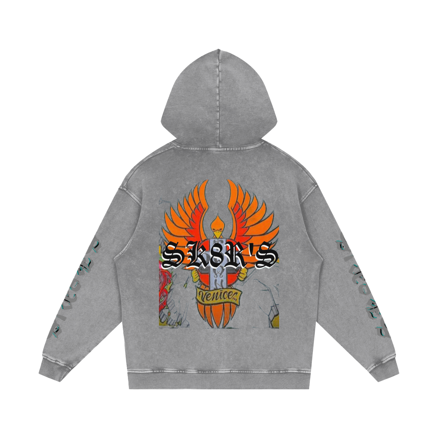 BOOJI ITALY SK8R'S COLLECTION SNOW WASHED HOODIE
