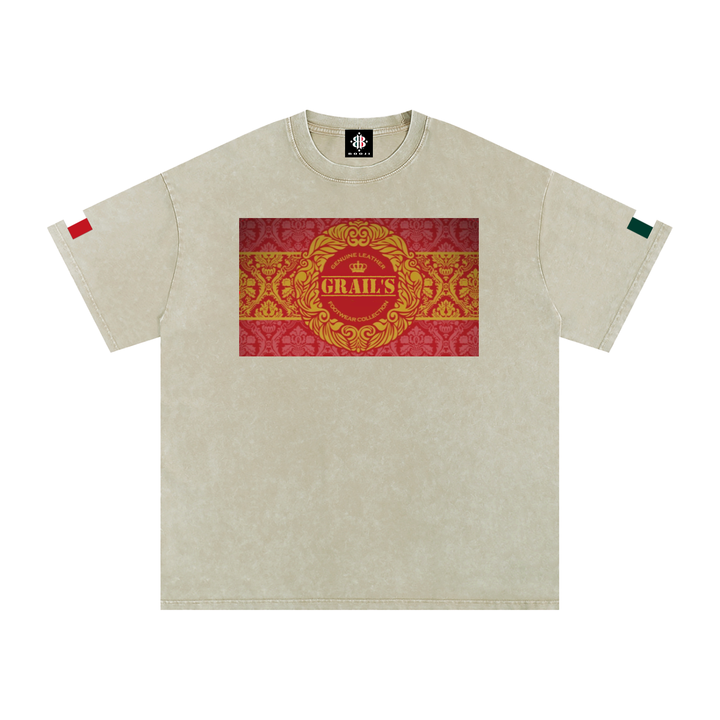 BOOJI ITALY GRAIL'S COLLECTION SNOW WASHED T-SHIRT