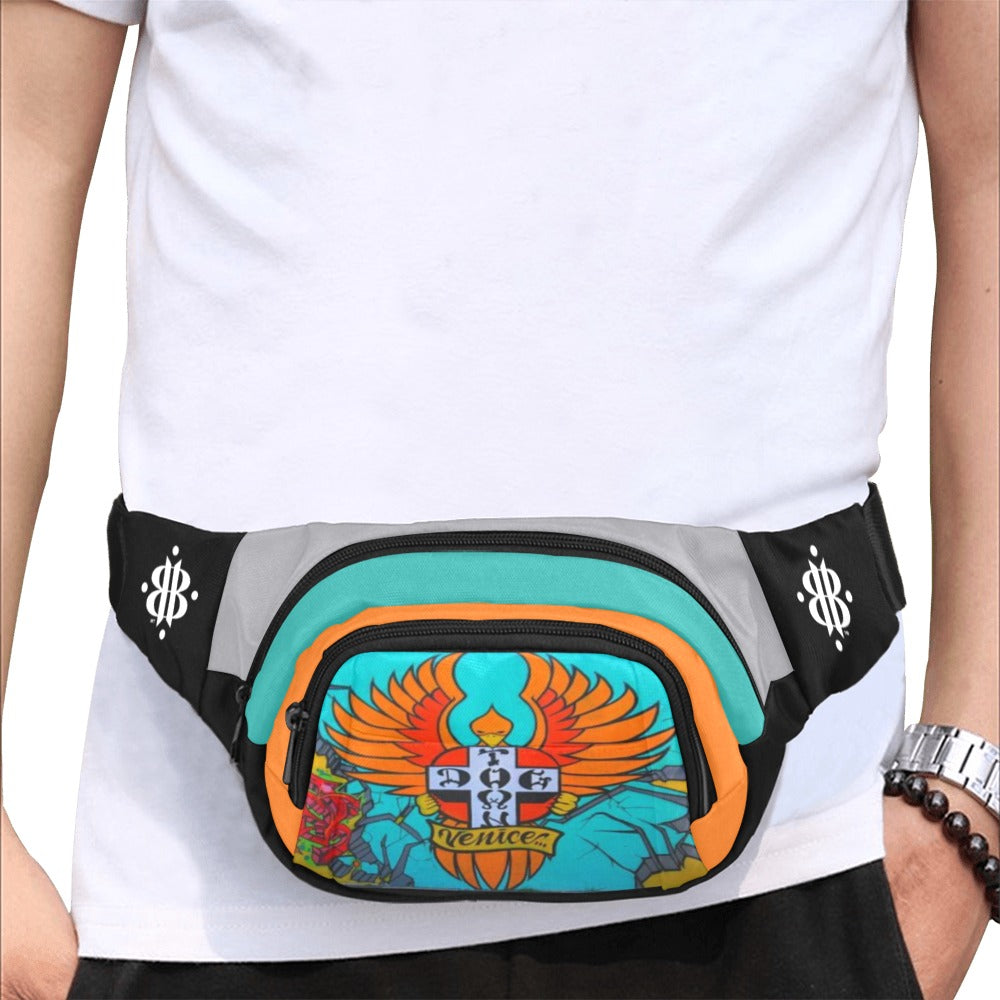 BOOJI ITALY SK8R'S COLLECTION WALL ART CANVAS WAIST BAG