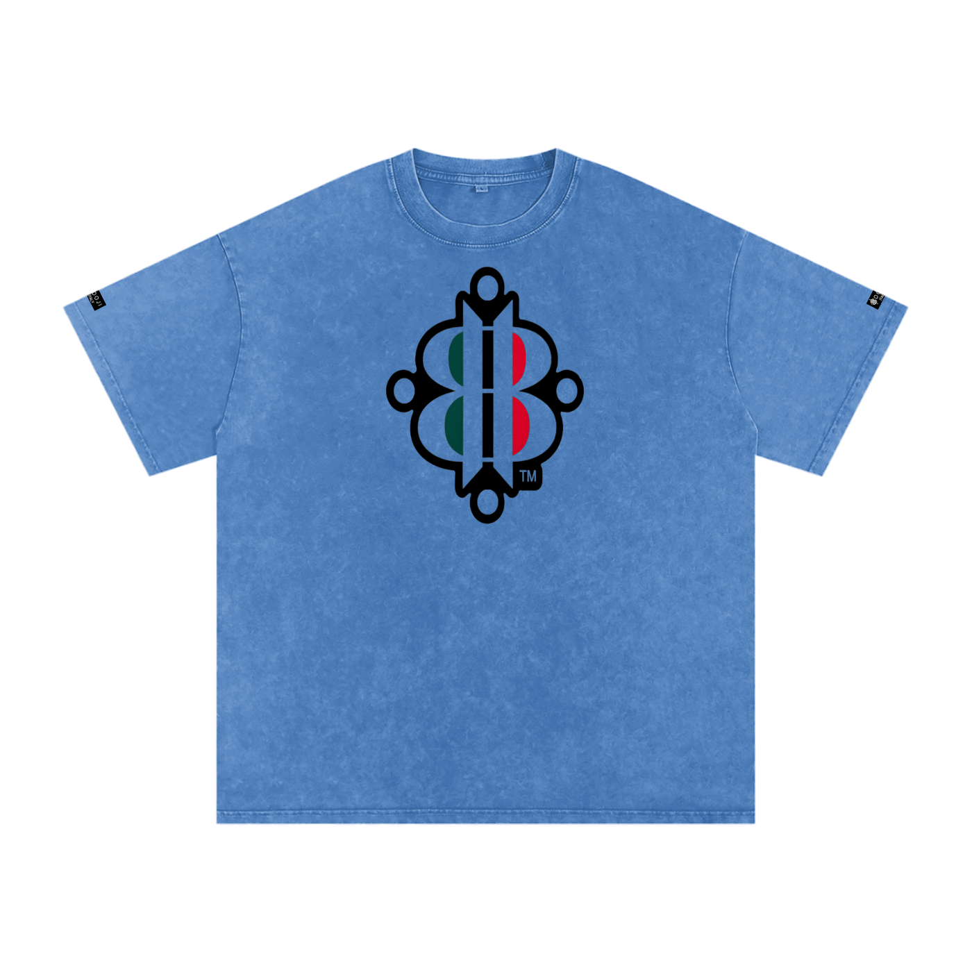 BOOJI ITALY "FLY DENIM MFR." SNOW WASHED T-SHIRT