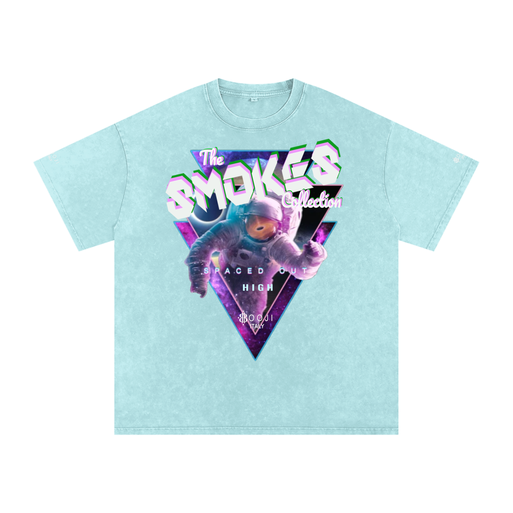 BOOJI ITALY "SMOKES COLLECTION" SNOW WASHED T-SHIRT