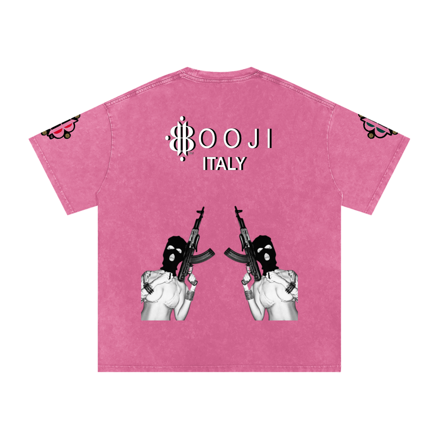 BOOJI ITALY BITE THA BULLET SNOW WASHED T-SHIRT