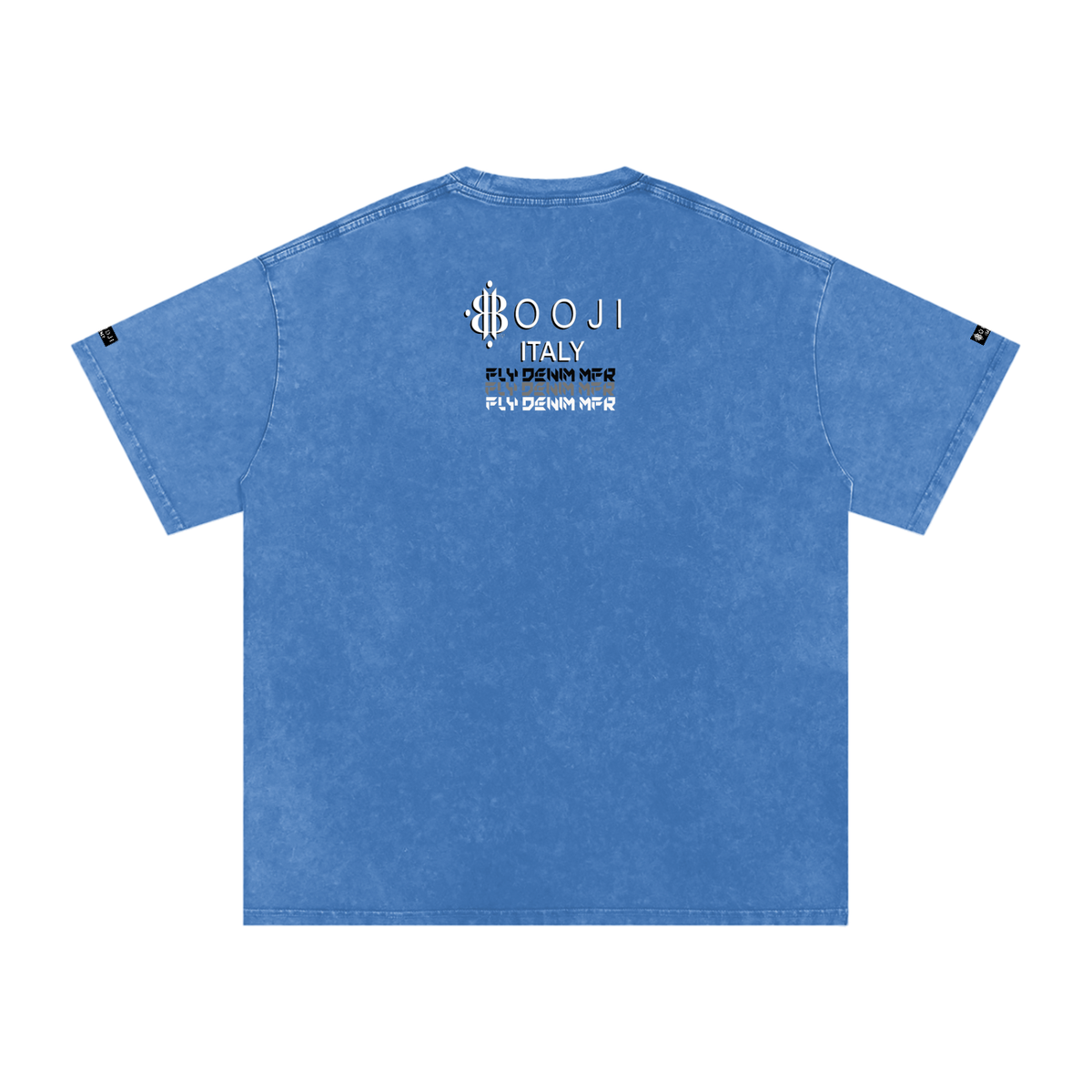 BOOJI ITALY FLY DENIM MFR. COLLECTION SNOW WASHED T-SHIRT