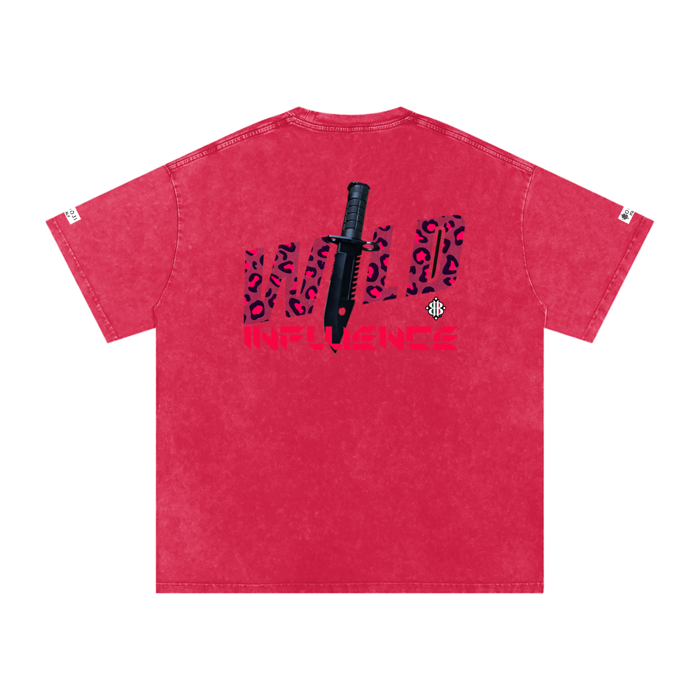BOOI ITALY WILD INFLUENCE KNIFED SNOW WASHED T-SHIRT