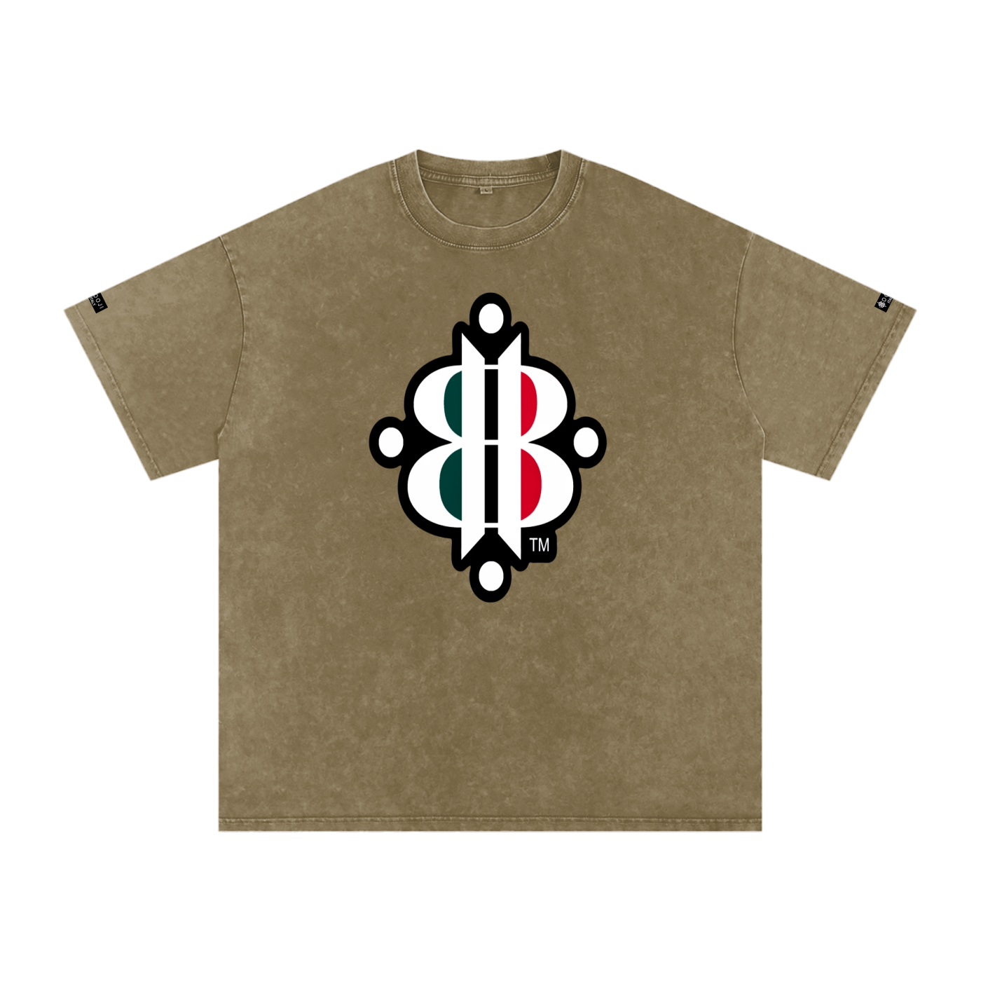 BOOJI ITALY "FLY DENIM MFR." SNOW WASHED T-SHIRT