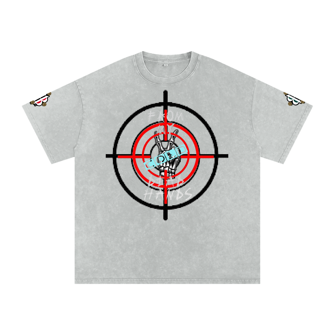 BOOJI ITALY CLICK BANG COLLECTION MENS SNOW WASHED T-SHIRT