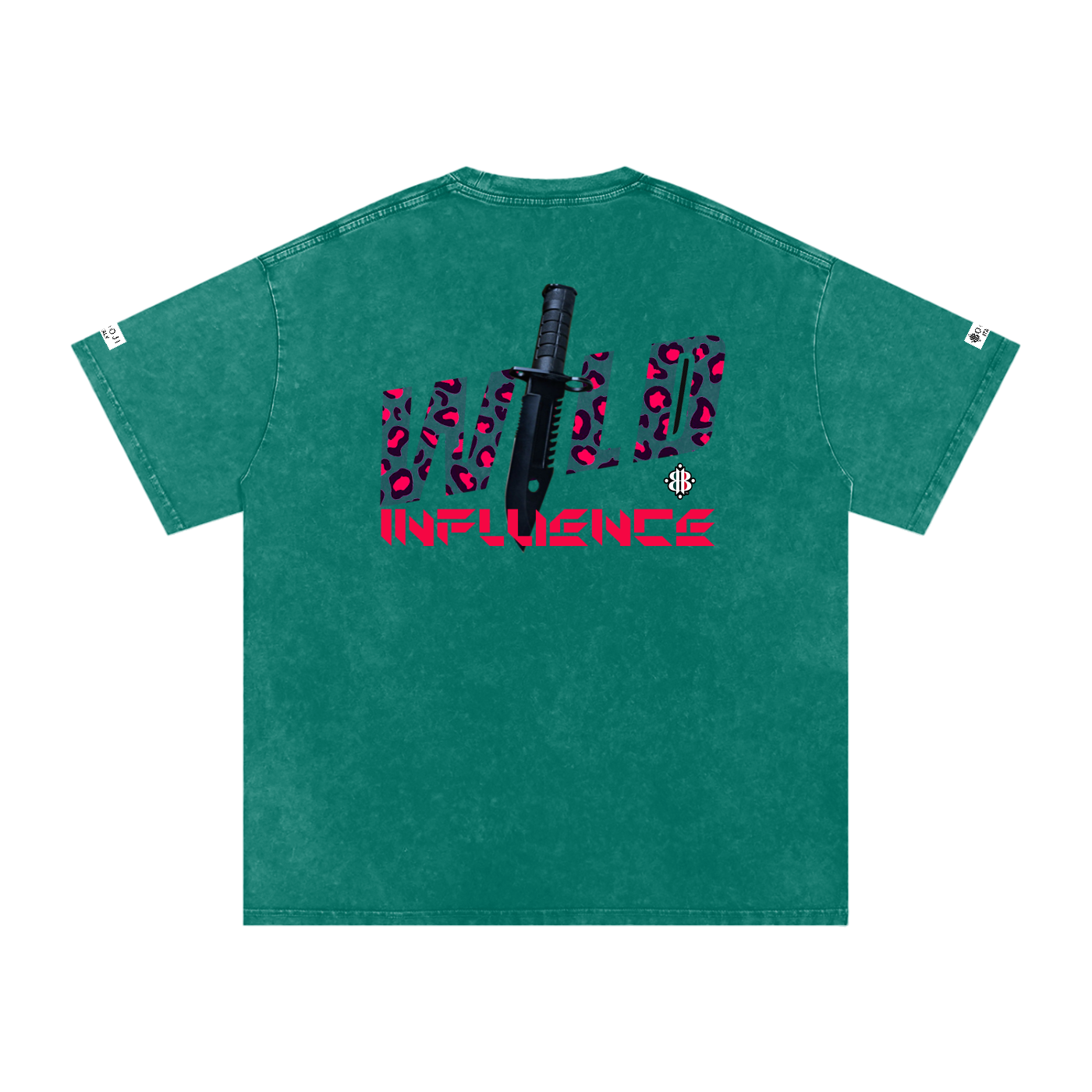 BOOI ITALY WILD INFLUENCE KNIFED SNOW WASHED T-SHIRT