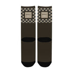 BOOJI ITALY GRAIL'S COLLECTION WOMEN'S DARK BROWN CREW SOCKS