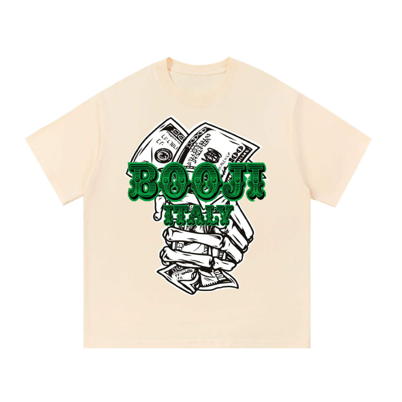BOOJI ITALY "SUPER POSITION" THICK COTTON T-SHIRT