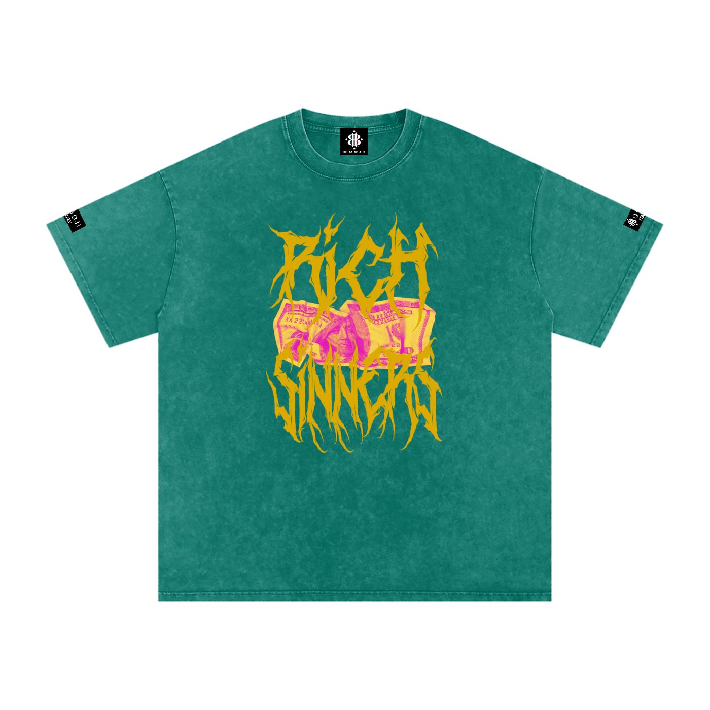 BOOJI ITALY RICH SINNERS SNOW WASHED T-SHIRT