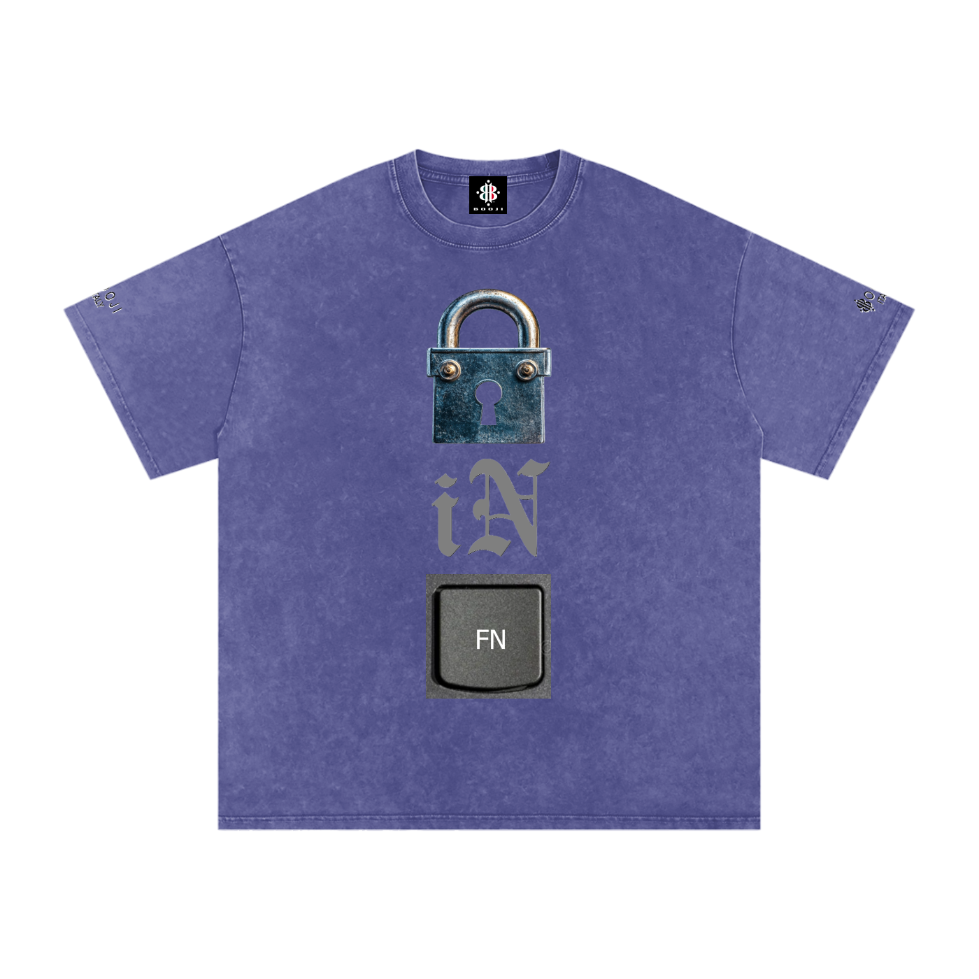 BOOJI ITALY LOCK IN COLLECTION SNOW WASHED T-SHIRT