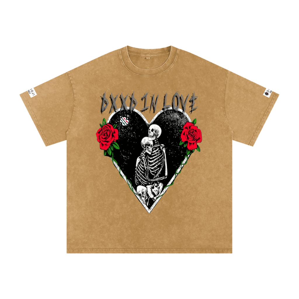 BOOJI ITALY "DXXD IN LOVE" SNOW WASHED T-SHIRT