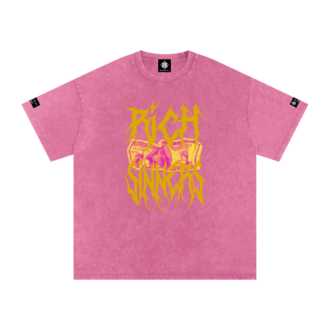 BOOJI ITALY RICH SINNERS SNOW WASHED T-SHIRT