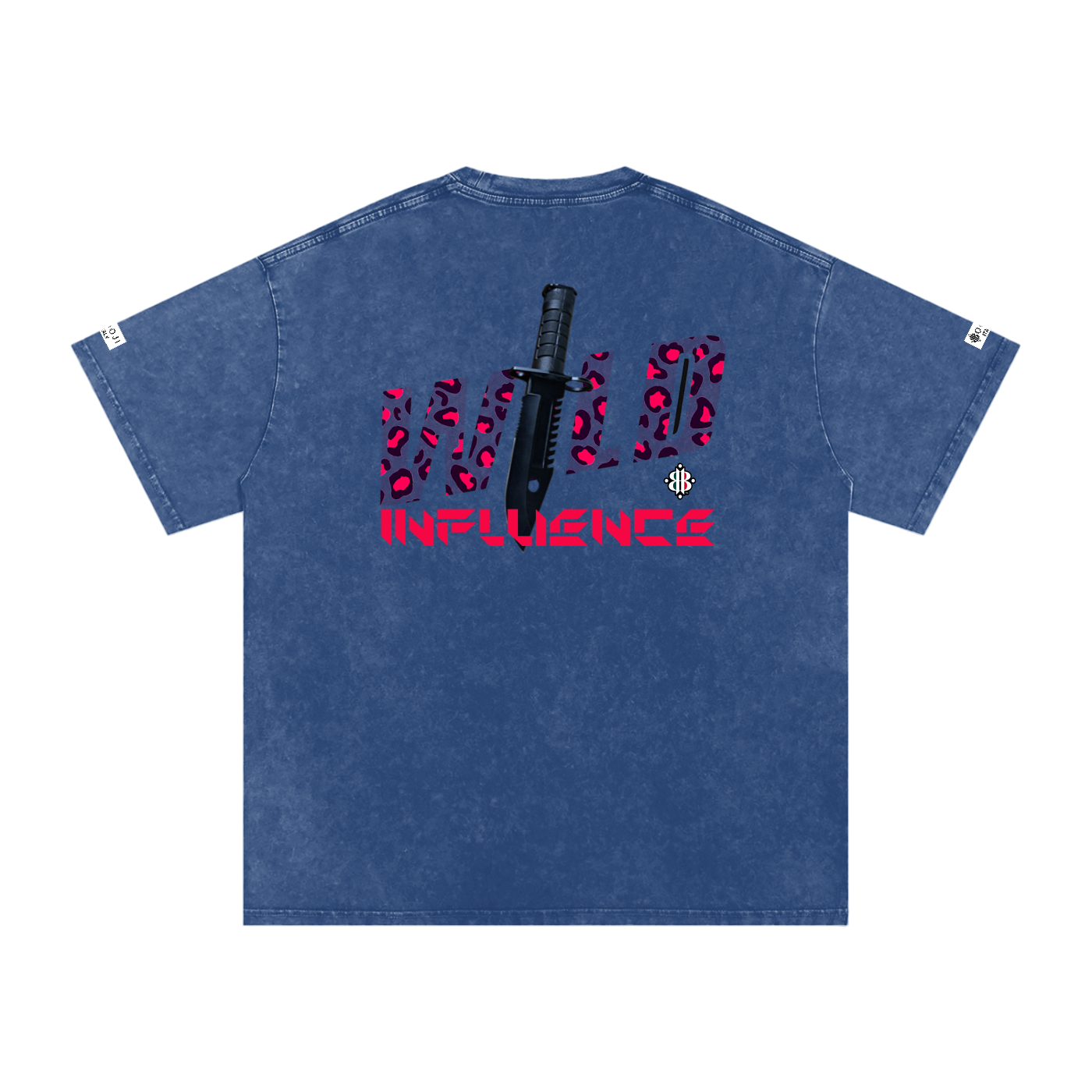 BOOI ITALY WILD INFLUENCE KNIFED SNOW WASHED T-SHIRT