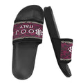 BOOJI ITALY WILD INFLUENCE COLLECTION LOGO MEN'S BLACK SOLE SLIDES