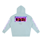 BOOJI ITALY OPEN SIGN COLLECTION COTTON  BLEND FLEECE HOODIE