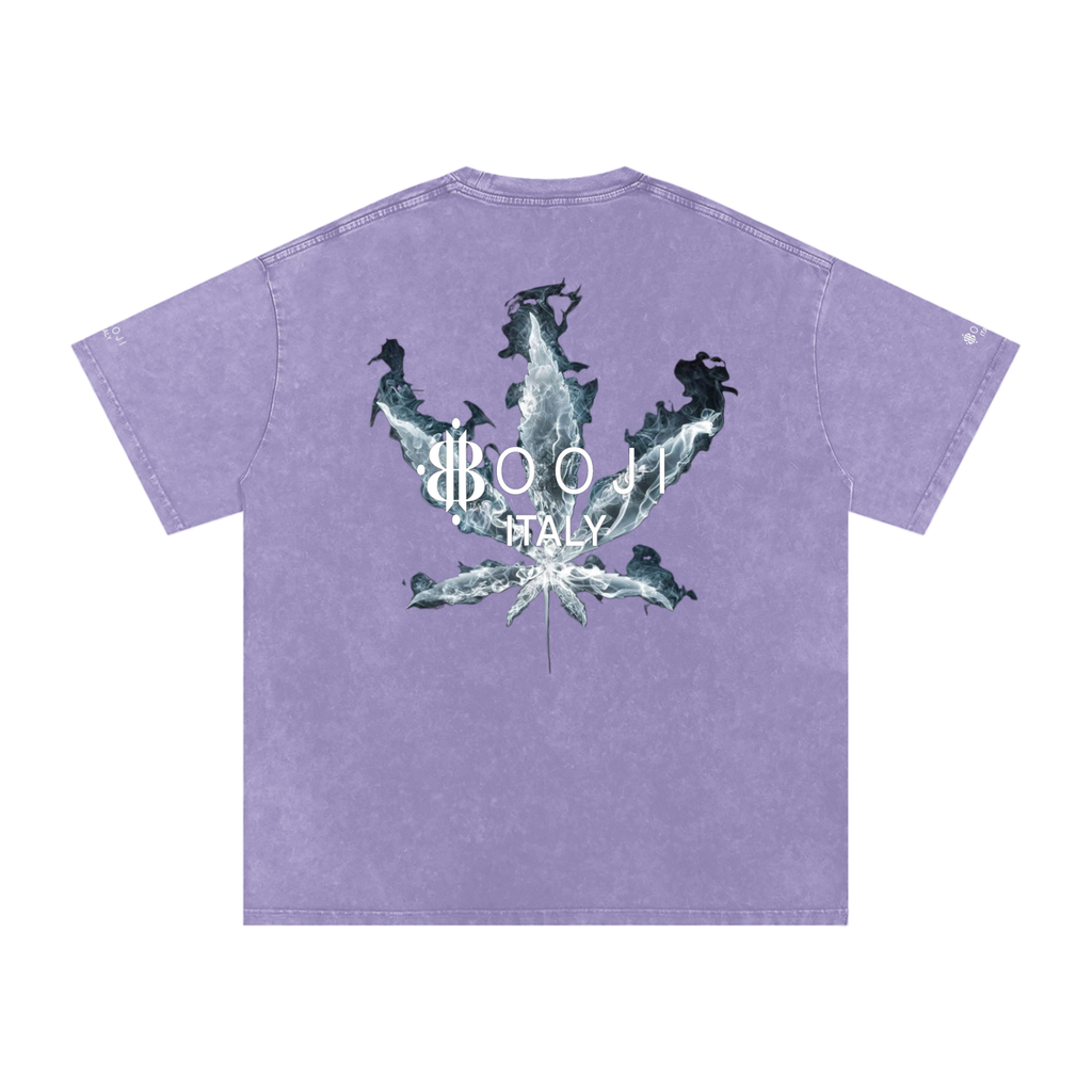BOOJI ITALY "SMOKES COLLECTION" SNOW WASHED T-SHIRT