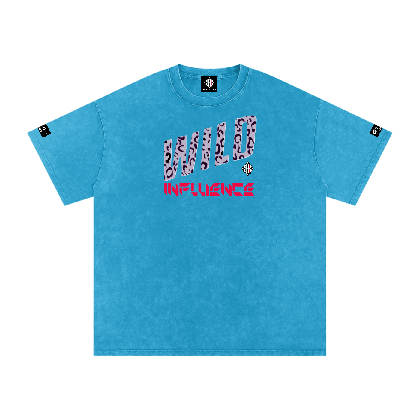 BOOJI ITALY WILD INFLUENCE Z-BACK SNOW WASHED T-SHIRT