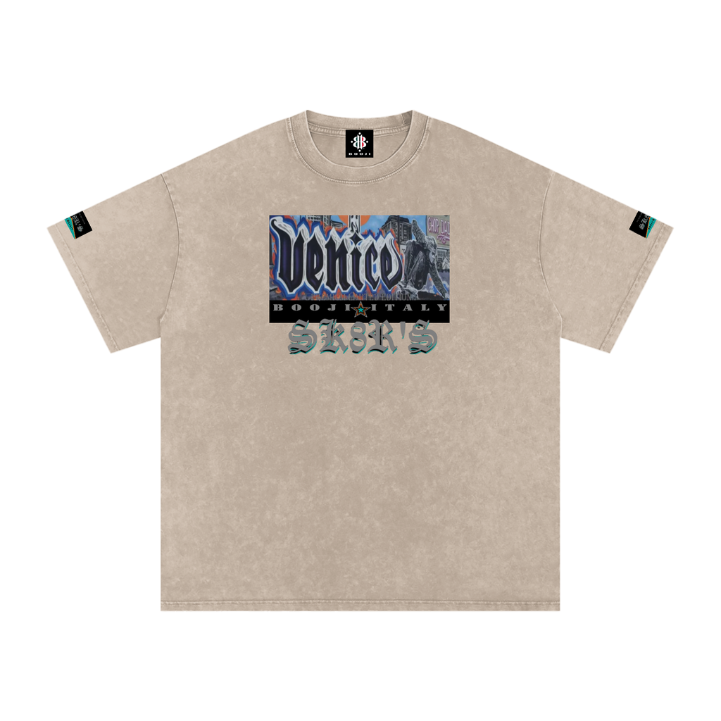 BOOJI ITALY SK8R'S COLLECTION SNOW WASHED T-SHIRT