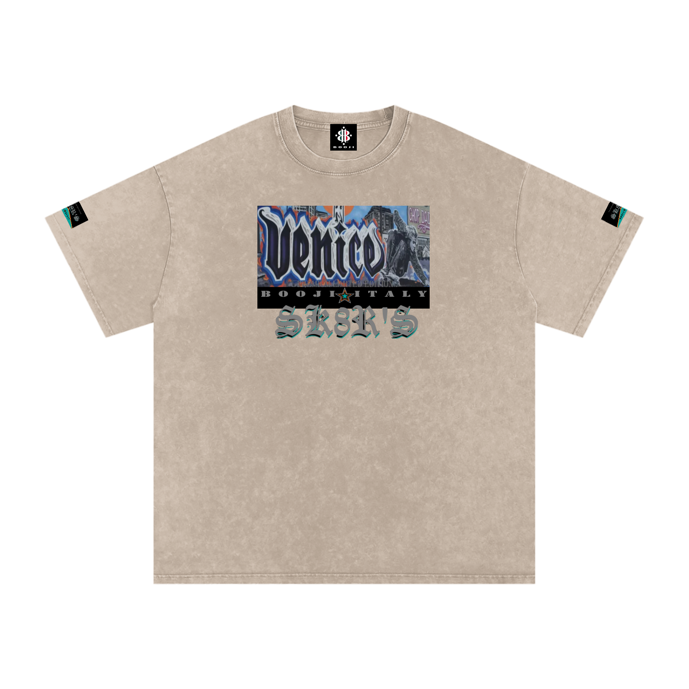 BOOJI ITALY SK8R'S COLLECTION SNOW WASHED T-SHIRT