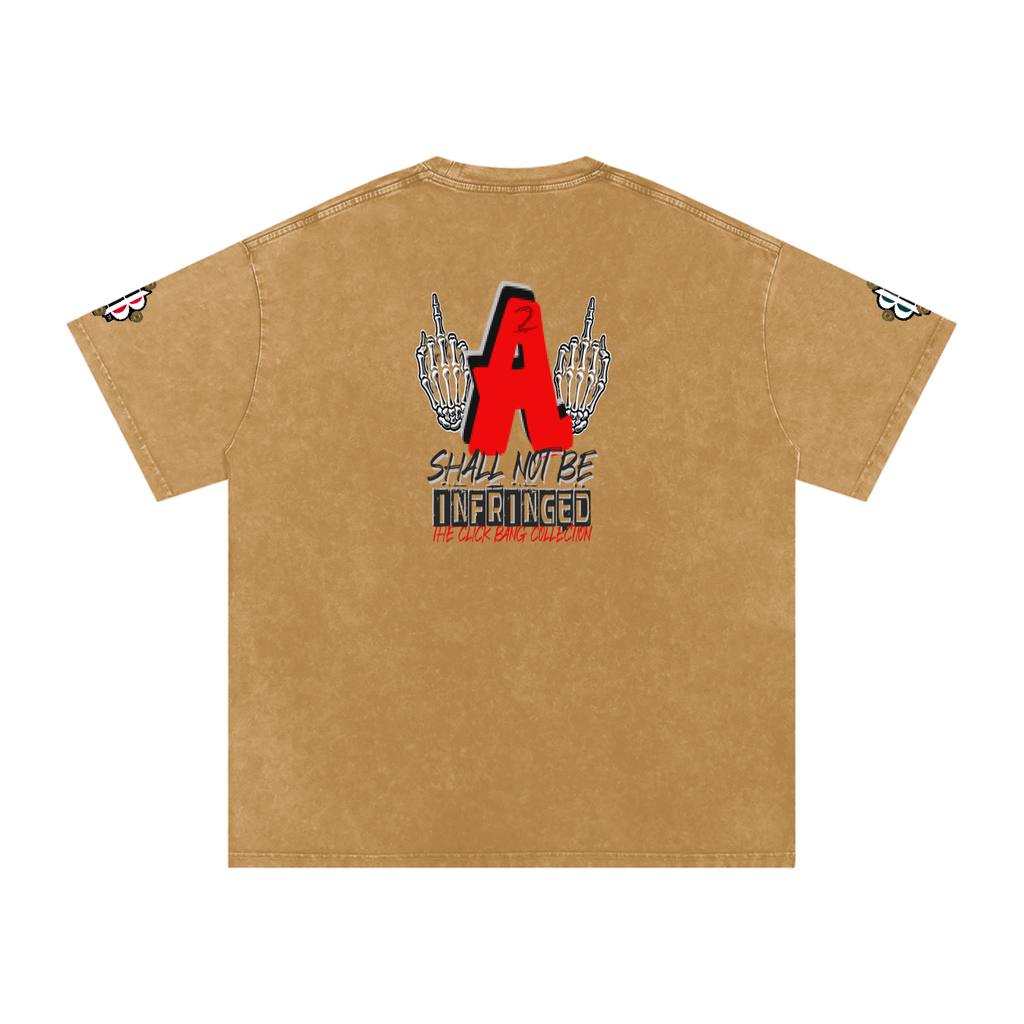 BOOJI ITALY CLICK BANG COLLECTION MENS SNOW WASHED T-SHIRT