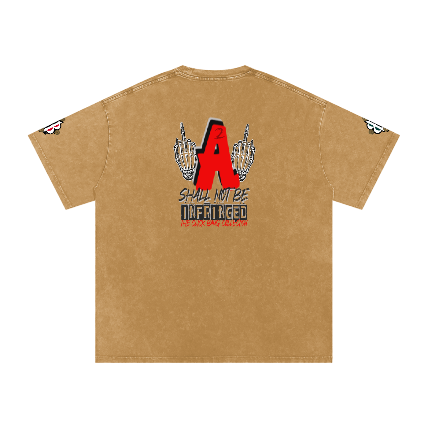 BOOJI ITALY CLICK BANG COLLECTION MENS SNOW WASHED T-SHIRT