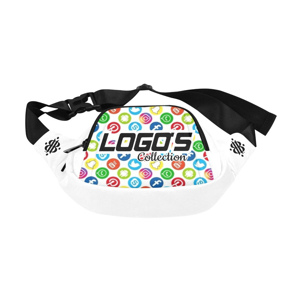 BOOJI ITALY LOGO'S COLLECTION WHITE WAIST BAG