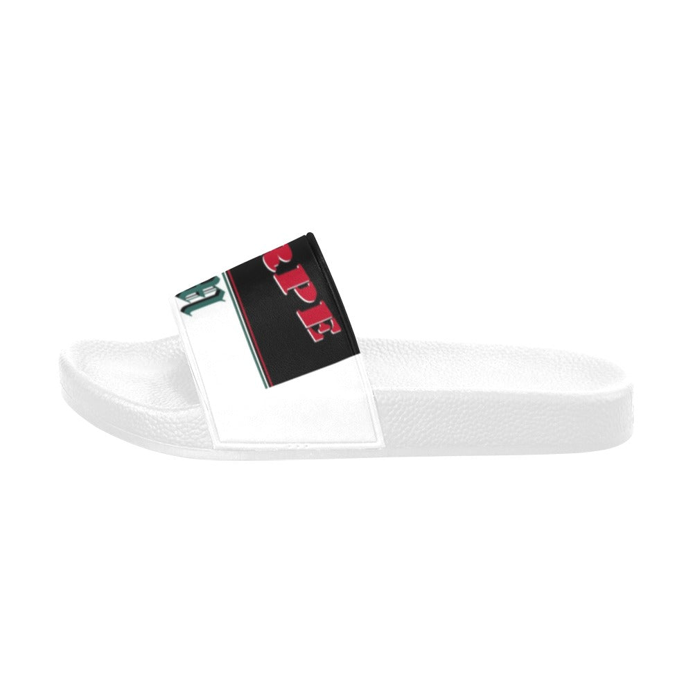 BOOJI ITALY SCARPE DM LOGO WOMEN'S WHITE SOLE SLIDES