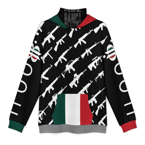 BOOJI CLICK BANG! COLLECTION BLACK Men's Hoodie with Mask