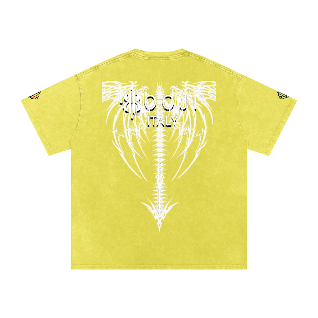 BOOJI ITALY DXXD IN LOVE BUTTERFLIES SNOW WASHED T-SHIRT