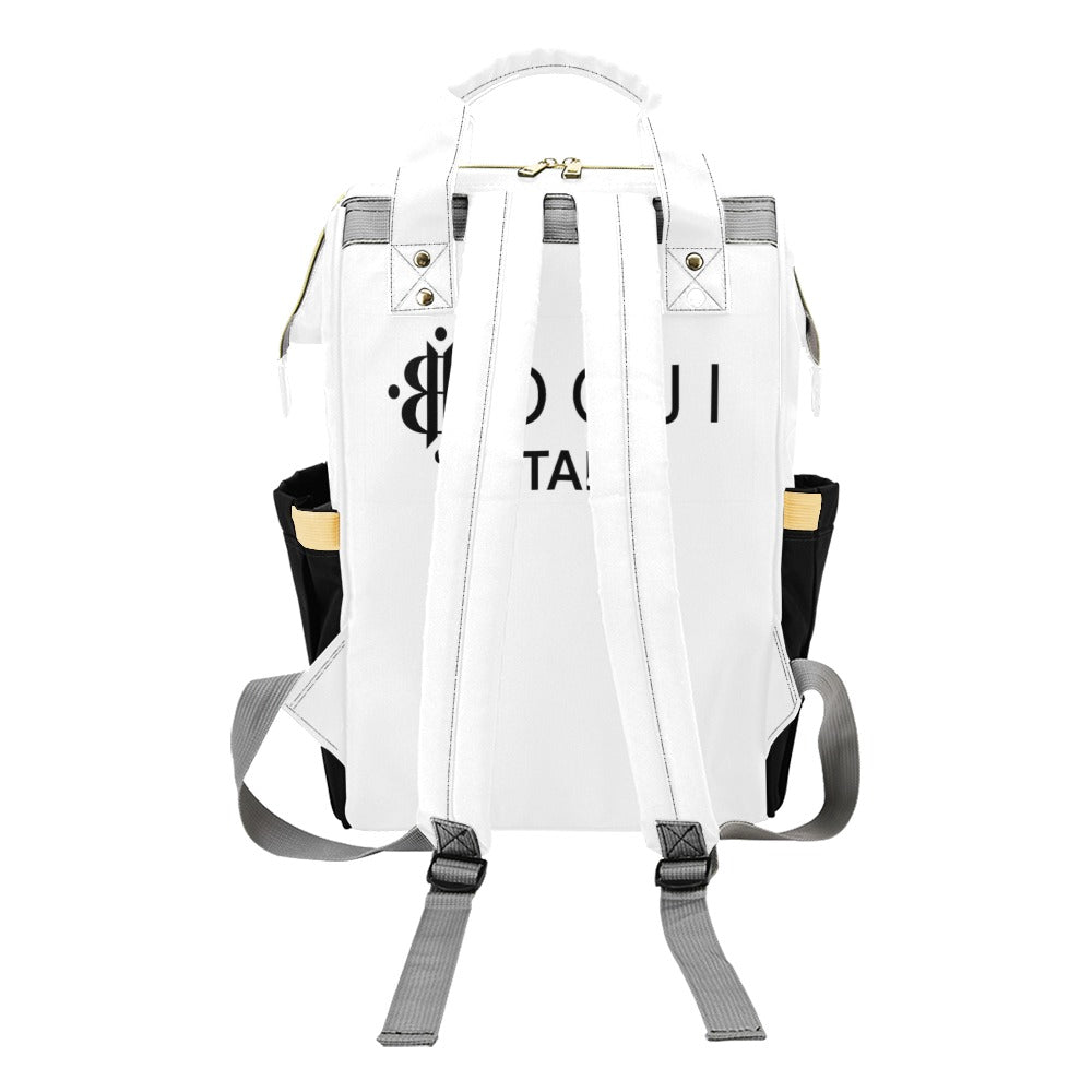 BOOJI ITALY ETA PRIMO COLLECTION CANVAS & LEATHER DELUXE BACKPACK