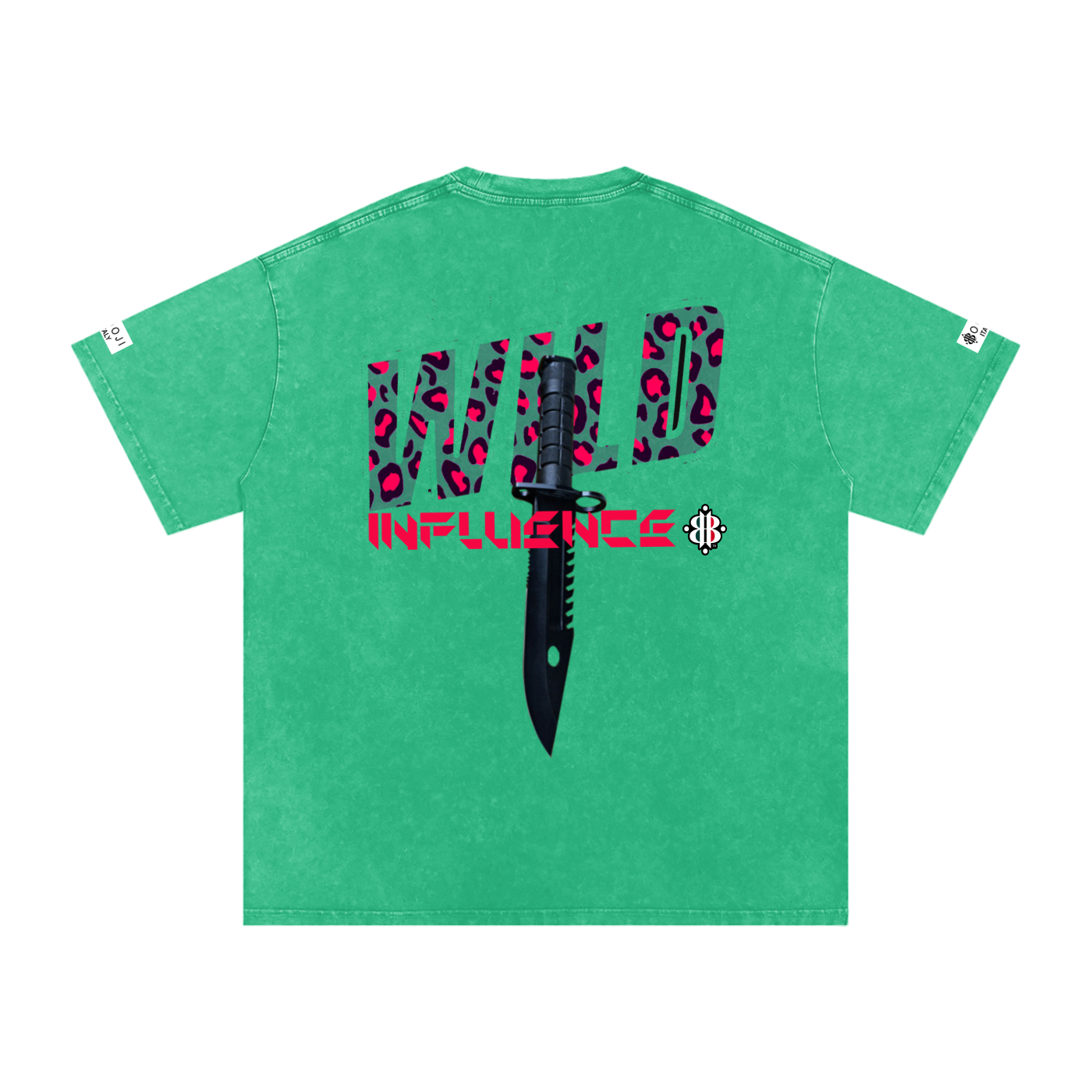 BOOJI ITALY WILD INFLUENCE KNIFE SNOW WASHED T-SHIRT