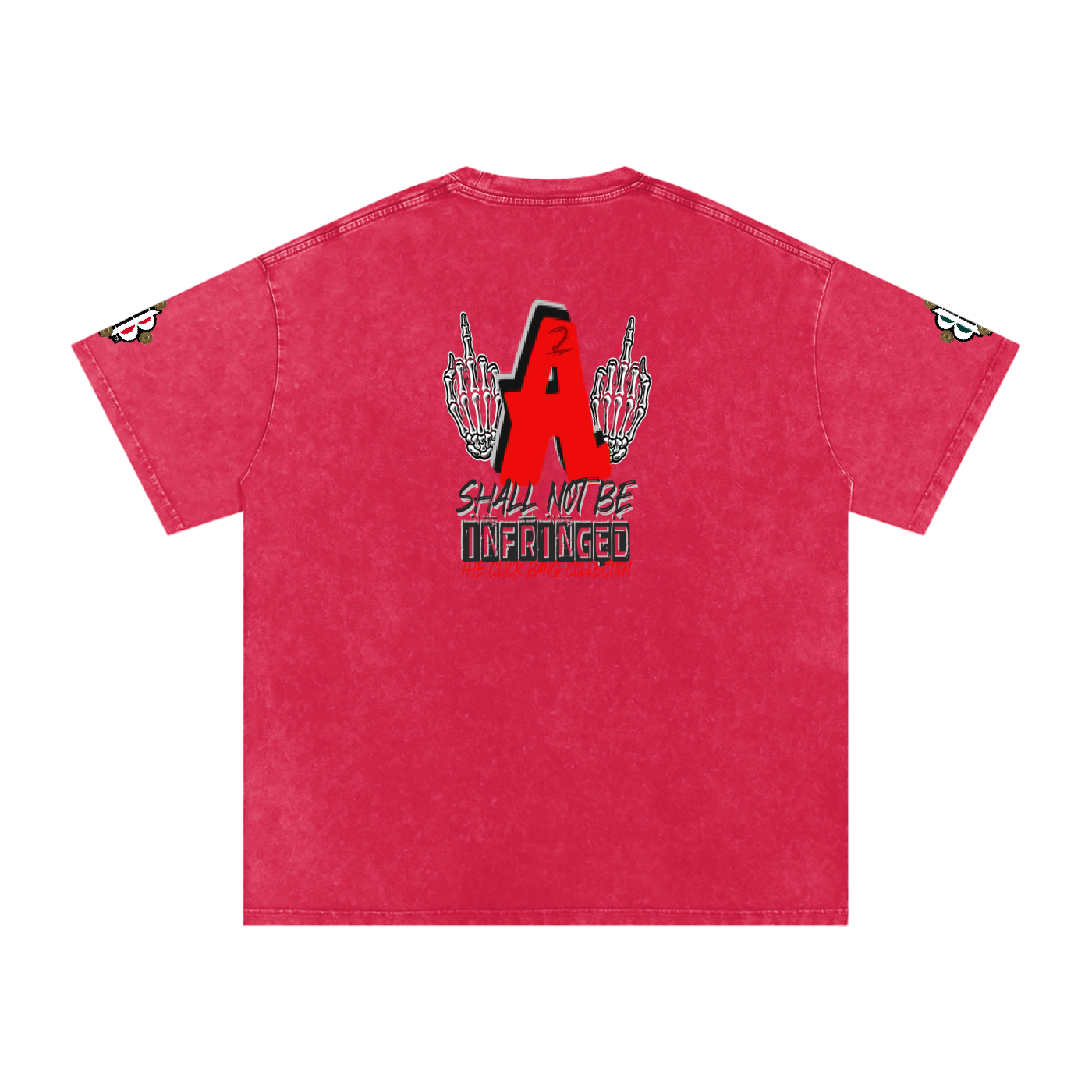 BOOJI ITALY CLICK BANG COLLECTION MENS SNOW WASHED T-SHIRT