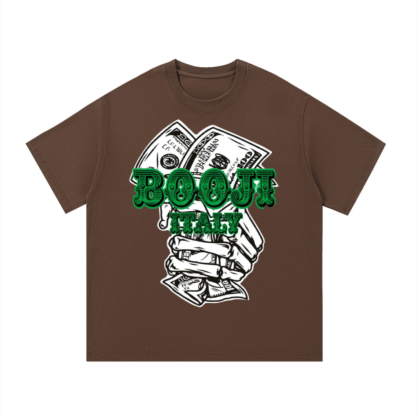 BOOJI ITALY "SUPER POSITION" THICK COTTON T-SHIRT