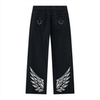 BOOJI ITALY FLY DENIM MFR. COLLECTION MEN'S VINTAGE WASH BLACK JEANS