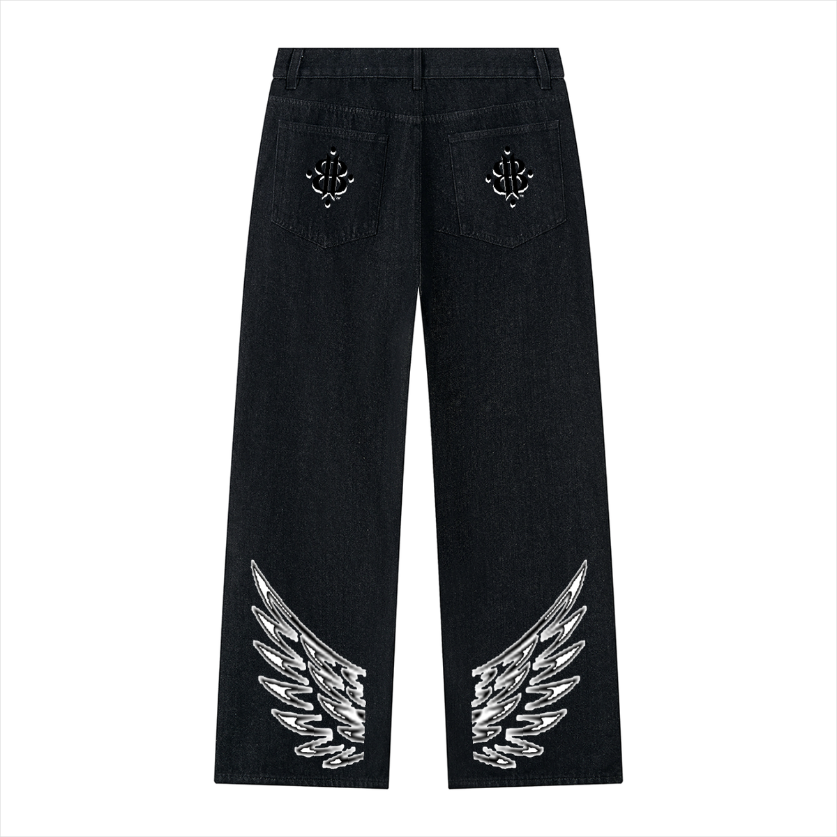 BOOJI ITALY FLY DENIM MFR. COLLECTION MEN'S VINTAGE WASH BLACK JEANS