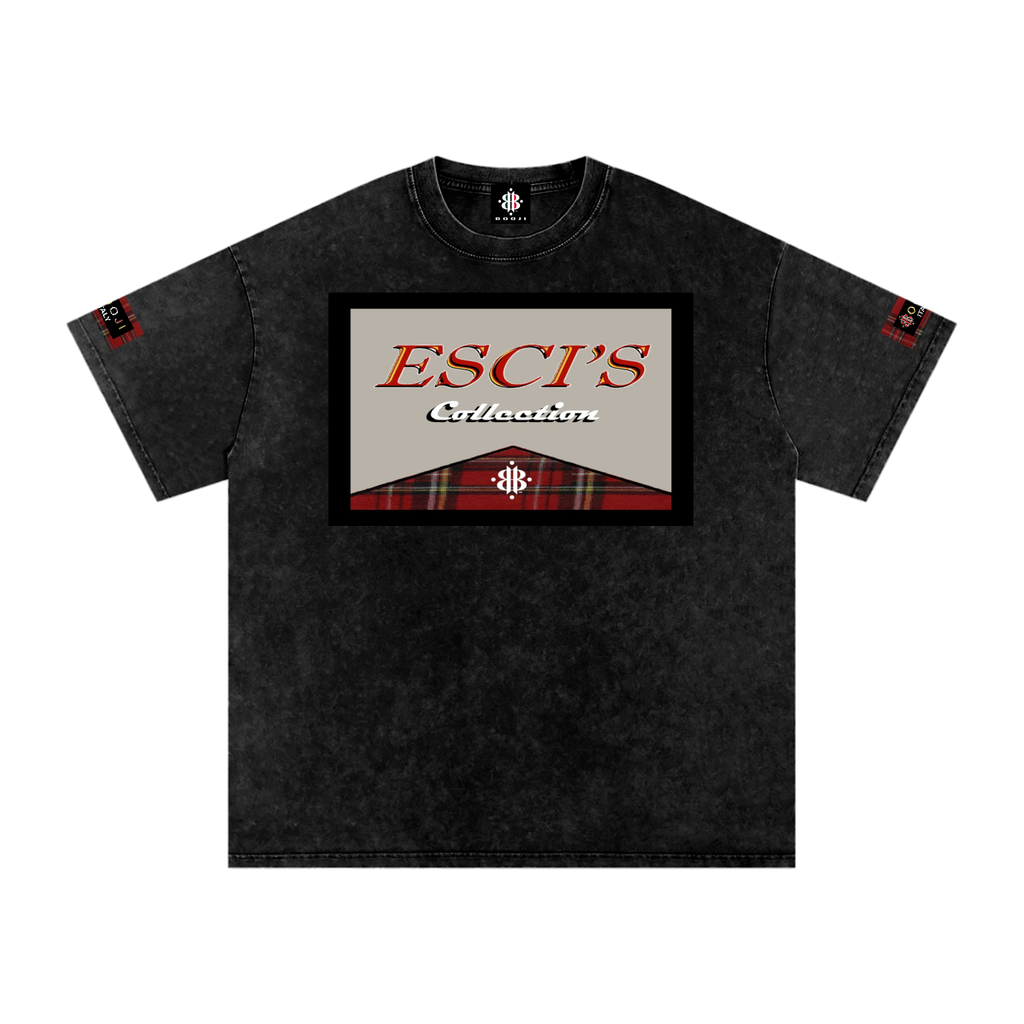 BOOJI ITALY ESCI'S COLLECTION SNOW WASHED T-SHIRT