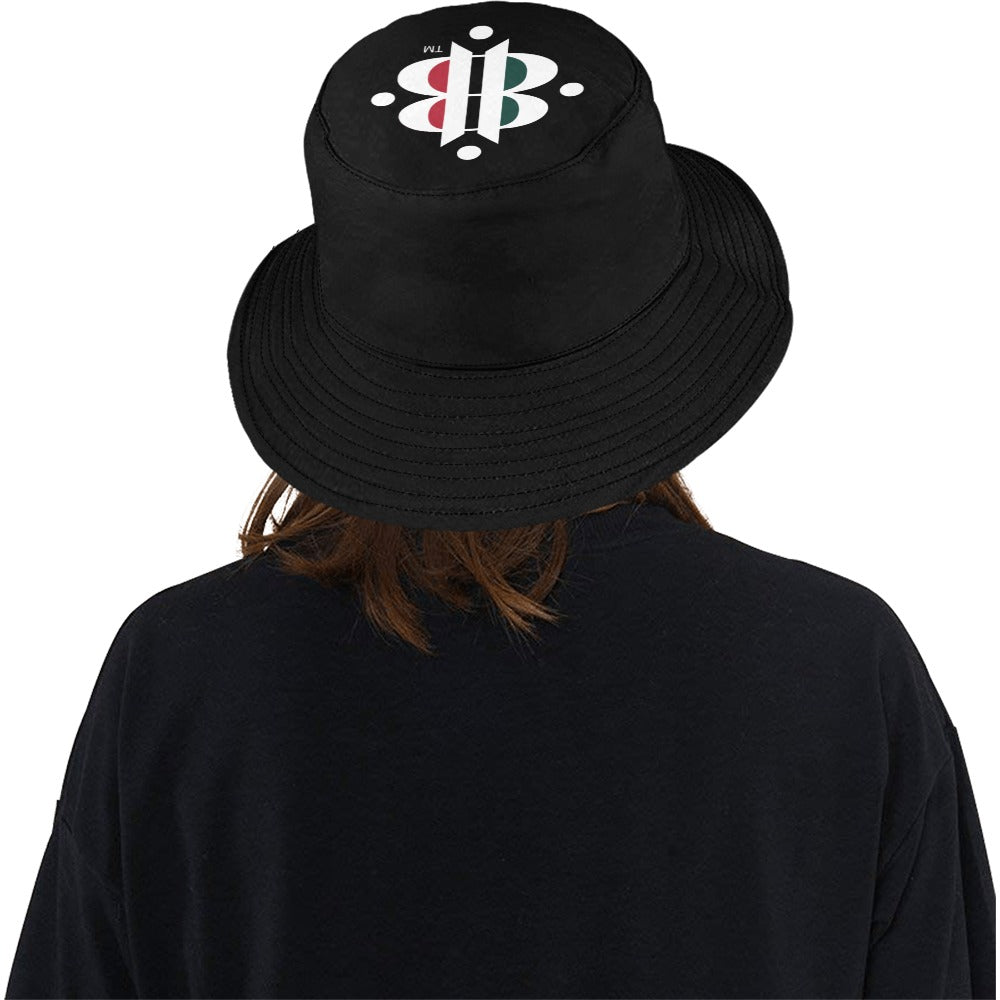 BOOJI 4-EVER $ LOGO BLACK UNSEX BUCKET FISHERS HAT