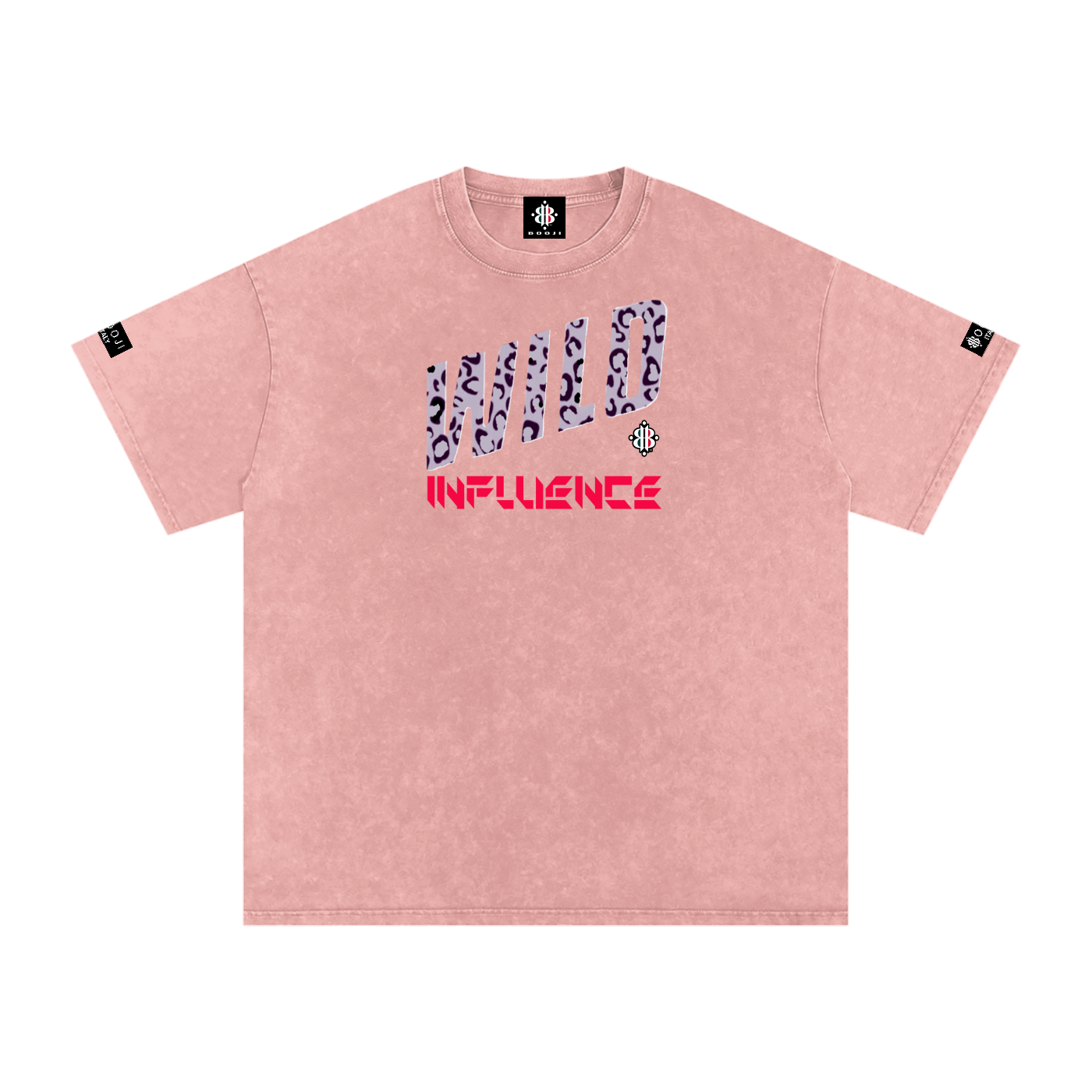 BOOJI ITALY WILD INFLUENCE Z-BACK SNOW WASHED T-SHIRT
